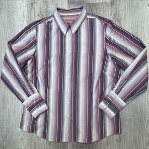 Thomas Pink Jermyn Street London Men's Striped Dress Shirt Collar 16 inch NWOT
